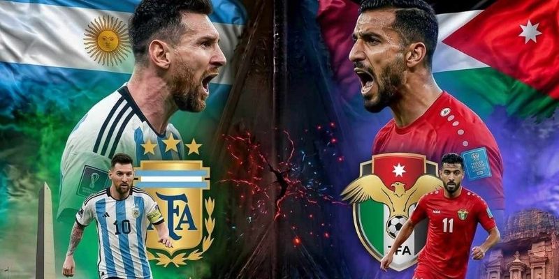 Jordan vs Argentina có kết quả trái ngược nhau